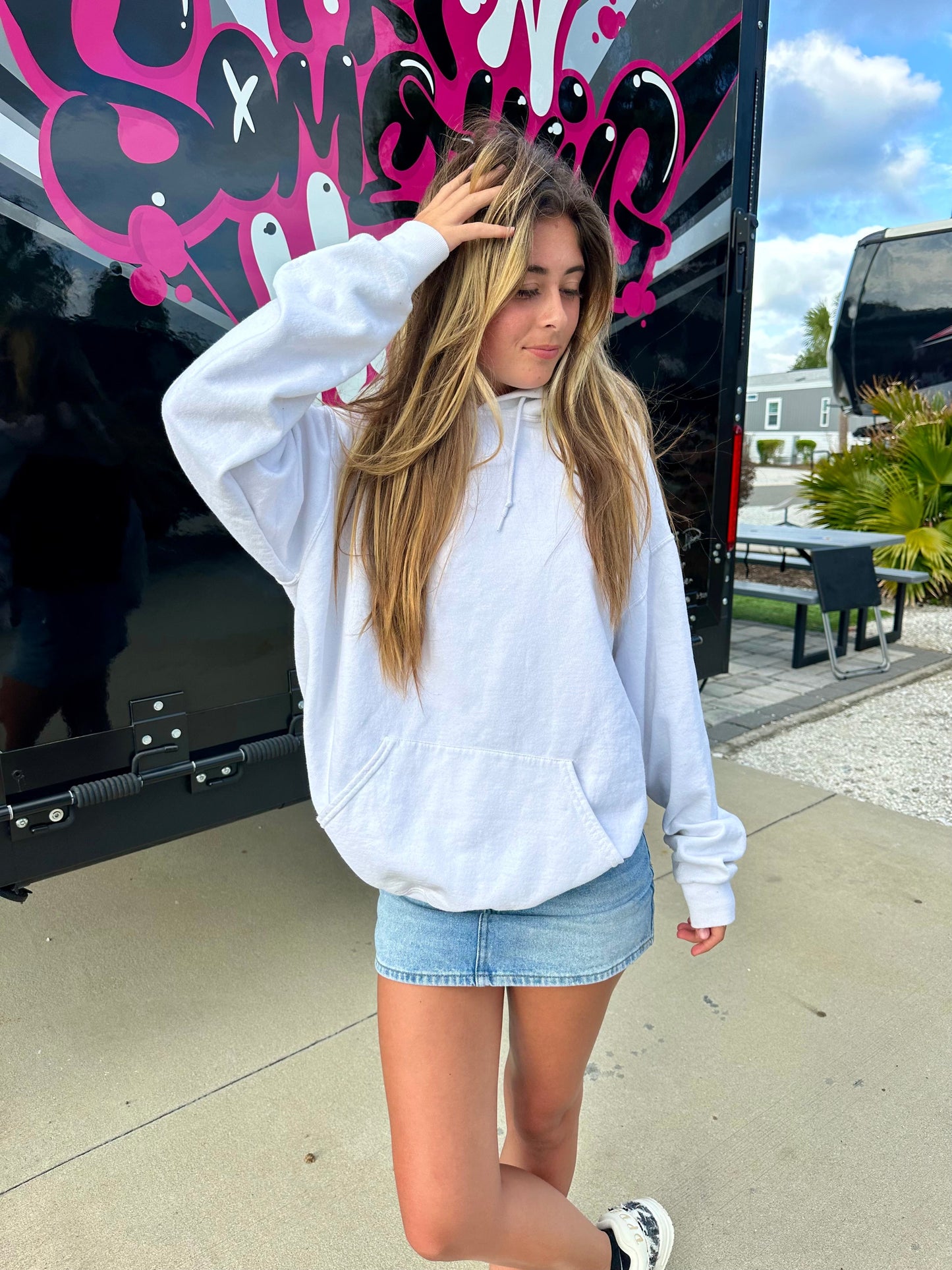 Viral lace hoodie