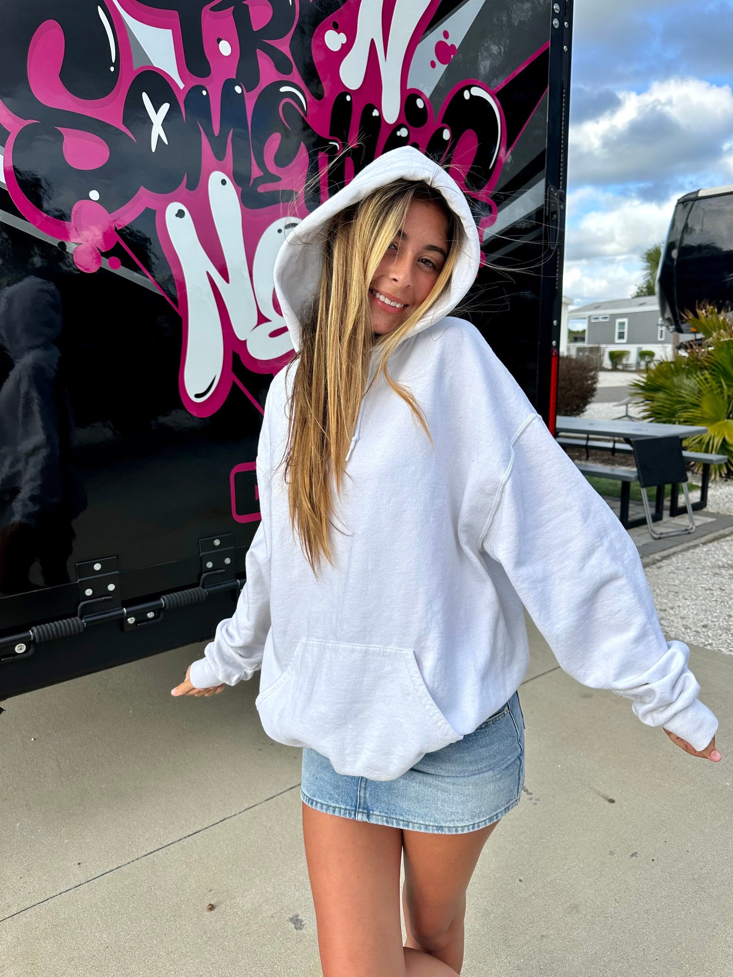 Viral lace hoodie